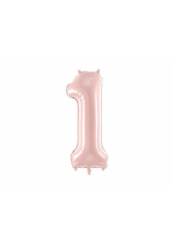 Balon foliowy 1 jasny różowy 72cm