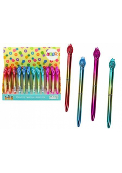 Długopis Ananas w połysku 0,7mm nieb. (48szt)