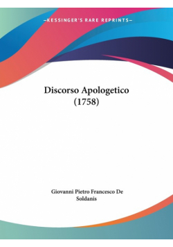 Discorso Apologetico (1758)