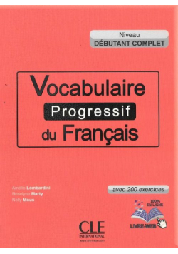Vocabulaire progressif du francais  Niveau debutant complet Książka +CD