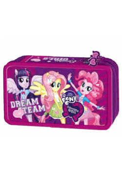Piórnik podwójny z wyposażeniem Equestria Girls