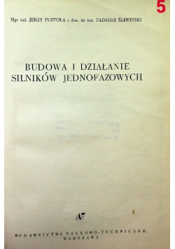 Budowa i działanie silników jednofazowych