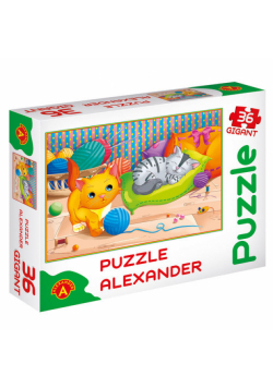 Puzzle 36 Gigant Małe kotki