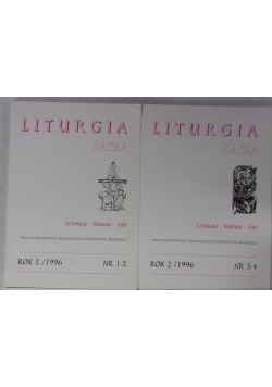 Liturgia sacra, zestaw 2 książek ,