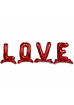 Balony foliowe stojące love