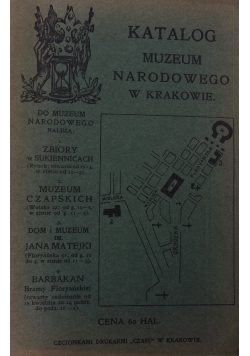 Katalog muzeum narodowego w Krakowie, 1908