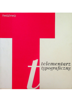 Telementarz typograficzny Twożywo