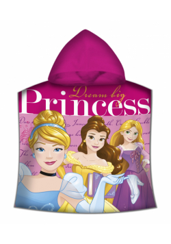 Poncho kąpielowe Disney Princess 100x50cm WD19612M