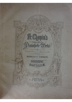 Fr. Chopin's sämtliche Pianoforte-Werke