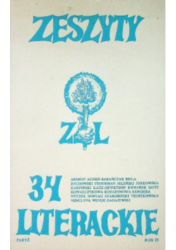 Zeszyty literackie 34