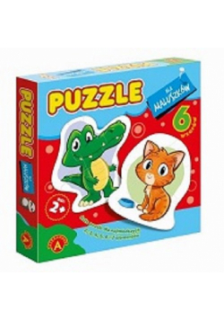 Puzzle dla maluszków krokodyl