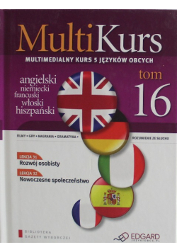 MultiKurs Multimedialny kurs 5 języków Tom 16 z CD