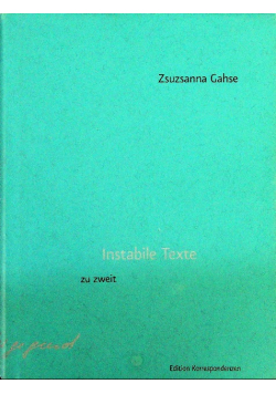 Gahse instabile texte