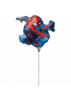 Mini shape. Balon foliowy Spiderman 17x25cm