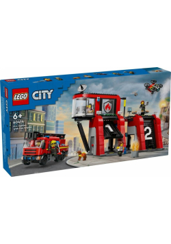 LEGO(R) CITY 60414 Remiza strażacka z wozem