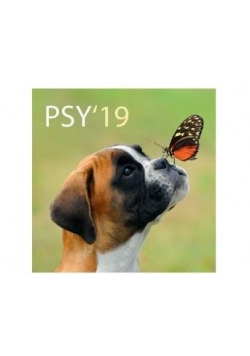 Kalendarz 2019 13 pl. 30x30 szyty Psy DAN-MARK