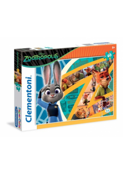 Puzzle SuperColor Zootropolis 60