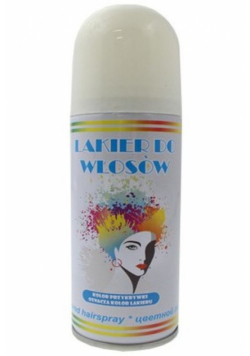 Lakier do włosów biały 125ml