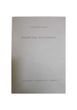 Rachunek tensorowy