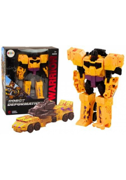 Auto-Robot z bronią 2w1 transformacja żólty