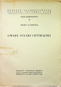 Gwary Polski centralnej