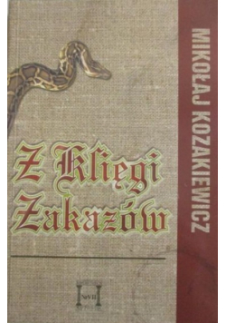 Z Księgi Zakazów