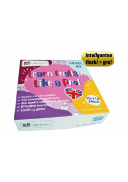 Learn English Like a Pro - Inteligentne fiszki + gra (poziom A2)