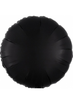 Balon foliowy Lustre Black okrągły 43cm