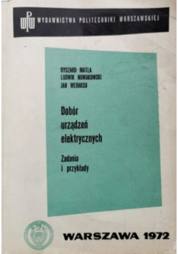 Dobór urządzeń elektrycznych