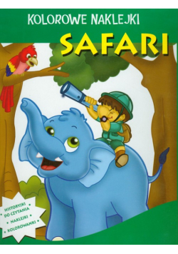 Safari Kolorowe naklejki