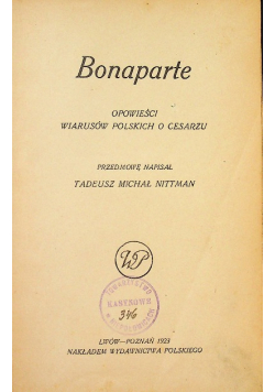 Bonaparte 1923 r.