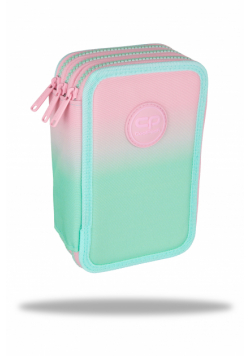Piórnik 3-komorowy z wyposażeniem Coolpack jumper 3 gradient strawberry