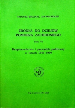 Źródła Do Dziejów Pomorza Zachodniego