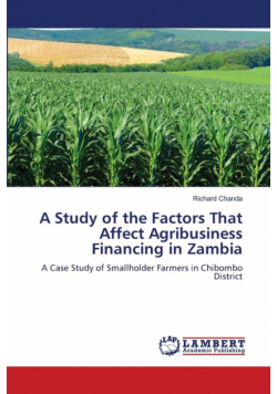 A Study of the Factors That Affect Agribusiness Financing in Zambia