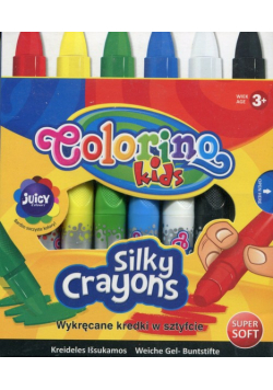 Kredki żelowe wykręcane Colorino 6 kolorów