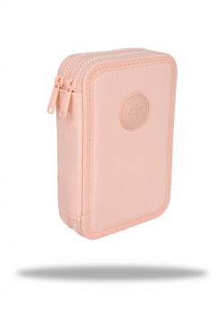 Piórnik 2-komorowy z wyposażeniem Coolpack Jumper 2 pastel powde łososiowy