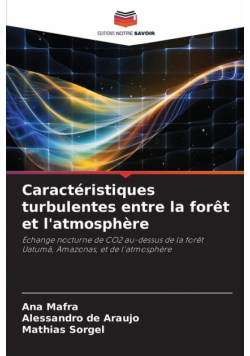 Caractéristiques turbulentes entre la forêt et l'atmosphère