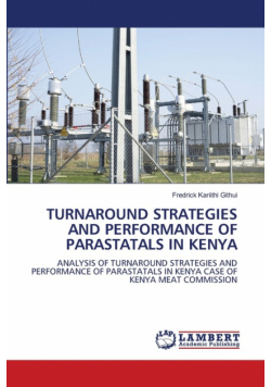 Turnaround Strategies And Performance Of Parastatals In Kenya