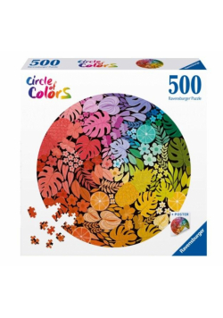 Puzzle 2D 500 Paleta kolorów. Tropiki