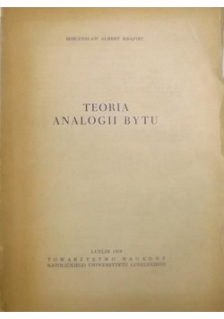 Teoria analogii bytu