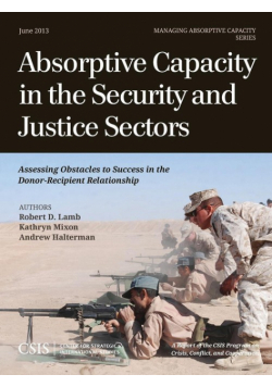 Absorptive Capacity in the Security and Justice Sectors