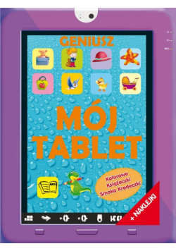 Tablet z naklejkami Geniusz
