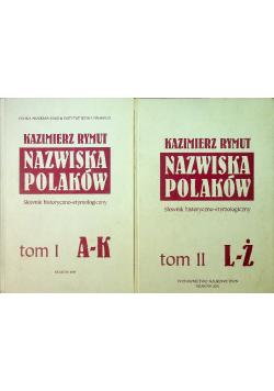 Nazwiska Polaków Tom 1 i 2