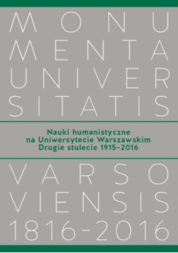 Nauki humanistyczne na Uniwersytecie Warszawskim. Tom 2