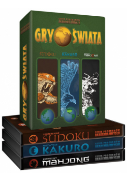 Gry Świata - trójpak (Sudoku, Kakuro, Mahjong)