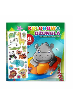 Kolorowanka Kolorowa Dżungla