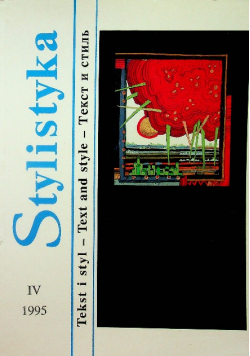 Stylistyka Nr IV / 1995