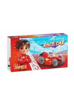 Klocki konstrukcyjne mini Red Race Car James 50 elementów