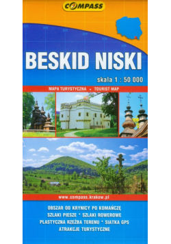 Beskid Niski mapa turystyczna