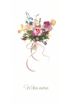 Karnet Imieniny I 16 - Bukiet kwiatów